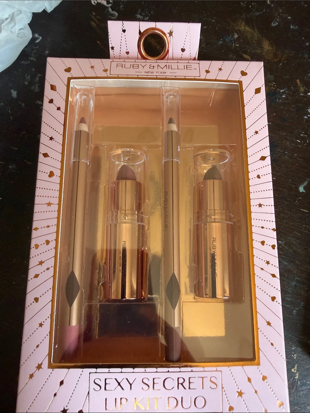 Sexy Secrets Lip Kit Duo - Pink Shades